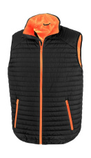 Thermoquilt Weste, schwarz/orange