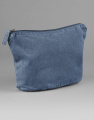 Stückgefärbte Accessoire-Tasche, Vintage Denim