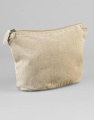Stückgefärbte Accessoire-Tasche, Vintage Sand