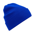 Original Beanie aus Bio-Baumwolle mit Umschlag, leuchtendes Königsblau, Bright Royal