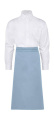 ROME Bistro-Schürze, mittellang, himmelblau