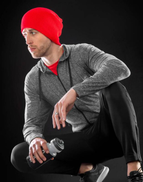 Kapuzen-T-Shirt-Jacke für Herren, Mergelgrau - Spiro (3)