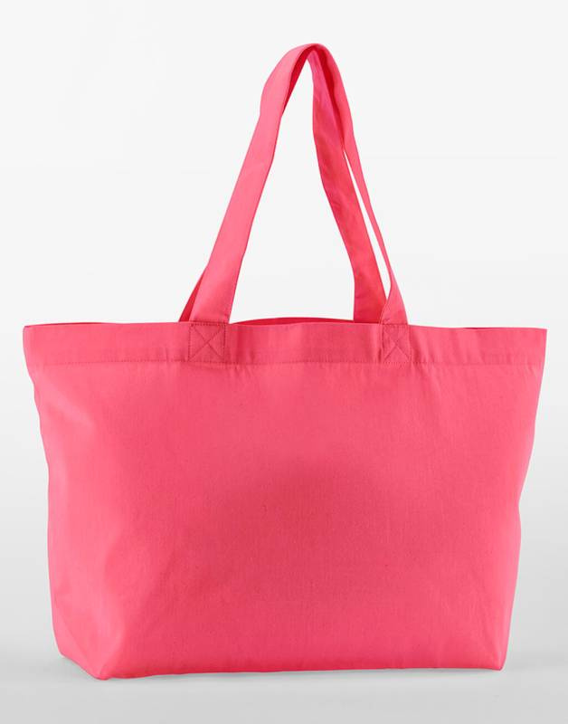 EarthAware® Bio-Twill-Einkaufstasche, Himbeerrosa - Westford Mill (1)
