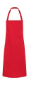 Latzschürze mit Druckknopfverschluss Santorini, rot