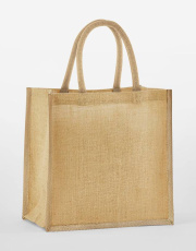 Mini-Geschenktüte aus Naturstärke Jute, naturfarben