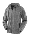Damen-Kapuzen-T-Shirt-Jacke, Mergelgrau