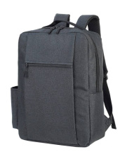 Sembach Basic Laptop-Rucksack, schwarz meliert