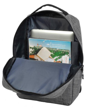 Sembach Basic Laptop-Rucksack, schwarz meliert - Shugon (4)