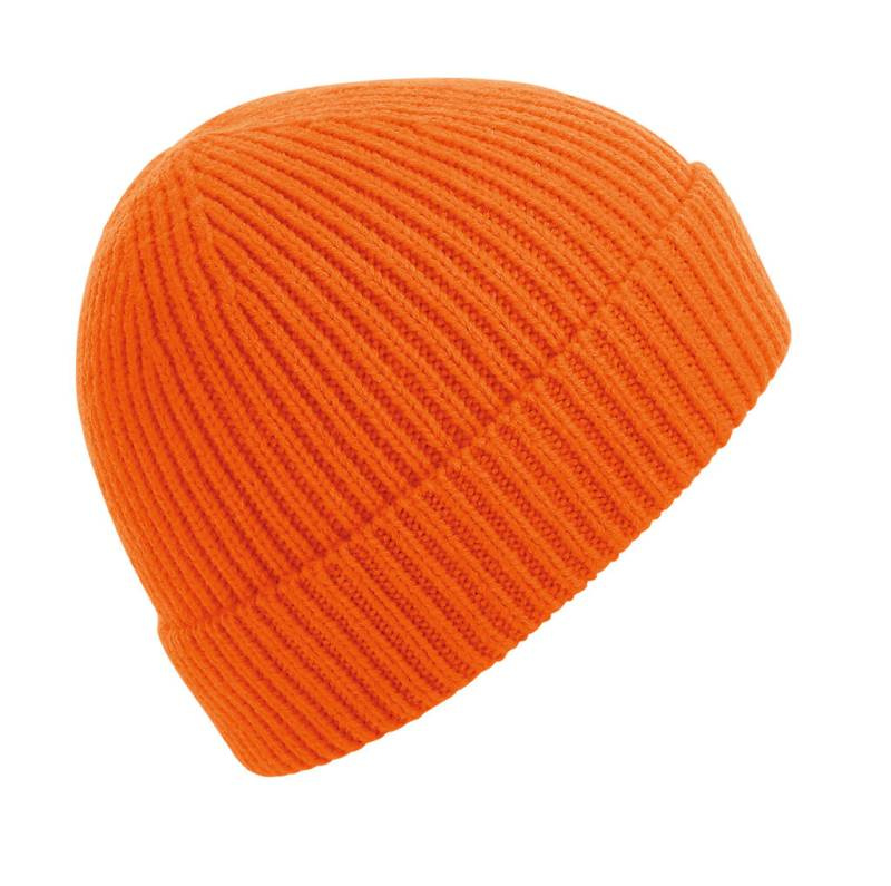 Gerippte Strickmütze, orange - Beechfield (1)
