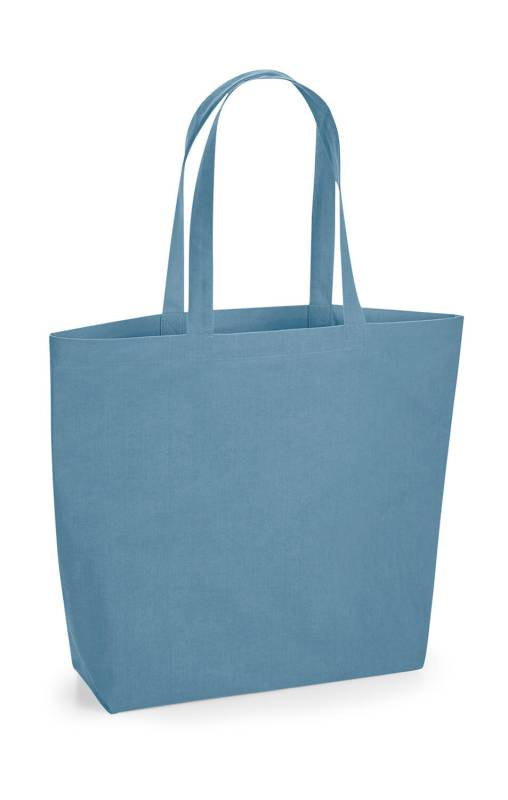 Bio-Maxi-Tasche mit natürlichen Farbstoffen fürs Leben, Indigoblau - Westford Mill (1)