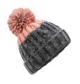 Apres Beanie, Graphitgrau/Rosé