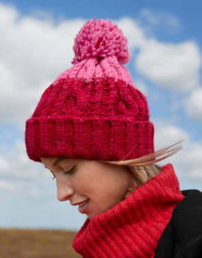 Apres Beanie, Graphitgrau/Rosé - Beechfield (2)