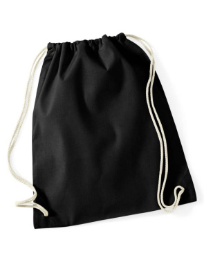 Gymsac aus recycelter Baumwolle, naturfarben – Westford Mill (4)