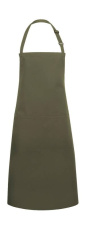 Latzschürze Basic mit Tasche, Moosgrün