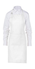 LISBON Latzschürze aus 100 % Baumwolle, weiß