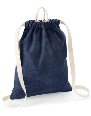 Denim Gymsac, Denimblau – Bagbase (4)