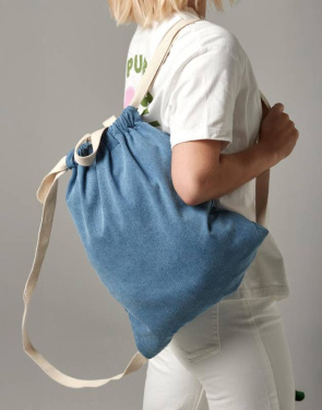Denim Gymsac, Hellblauer Denim – Bagbase (2)