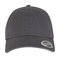 Cap Low Profile Kleidungsstück gewaschen, grau