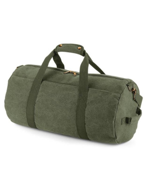 Vintage Canvas Fasstasche, Vintage Schwarz – Bagbase (4)