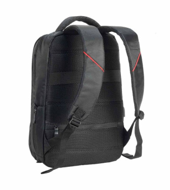 Kiel Urban Laptop-Rucksack, schwarz/rot – Shugon (4)