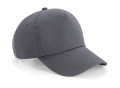 Authentische 5-Panel-Kappe, Graphitgrau