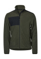 Berg-Fleece, Dunkelgrün/Schwarz