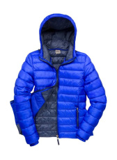 Damen-Kapuzenjacke „Snow Bird“, königsblau/marineblau