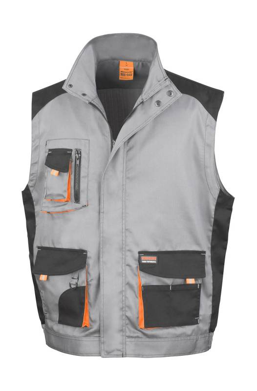 LITE Weste, grau/schwarz/orange – Result Work-Guard (1)