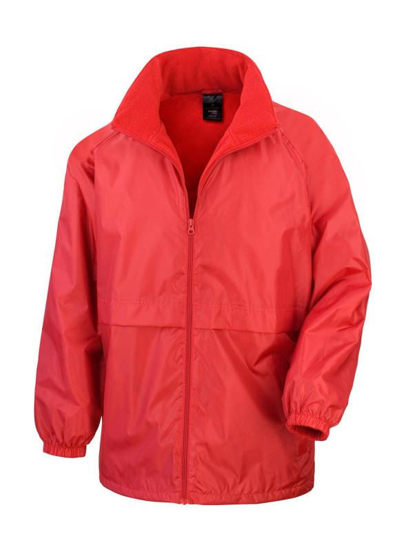 Jacke mit Mikrofleece-Futter, rot – Result Core (1)
