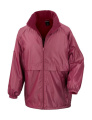 Jacke mit Mikrofleece-Futter, bordeauxrot, Burgund