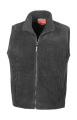 Fleece-Weste, schwarz