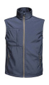 Octagon II Druckbarer Bodywarmer, Marineblau/Seehundgrau