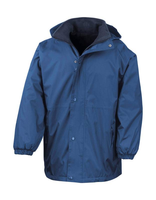 Mit recyceltem Fleece gefütterte Stomdri 4000-Jacke, königsblau/marineblau – Result Recycled (1)