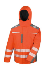 Dynamischer Softshell-Mantel, Fluoreszierendes Orange