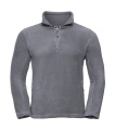 Fleecejacke mit Viertelreißverschluss für Outdoor-Aktivitäten, Konvoi Grau