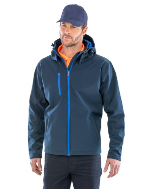 TX Performance Softshelljacke mit Kapuze, schwarz/grau – Result Recycled (4)