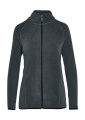 Signature Tagless Microfleece Full Zip Damen, anthrazitgrau, Holzkohle