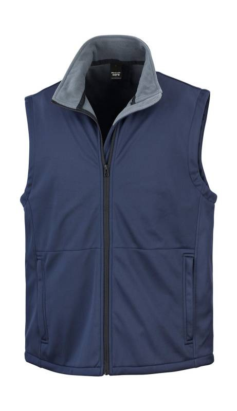 Core Softshell-Weste, marineblau – Result Core (1)