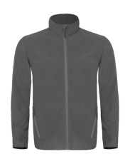 Coolstar/Herren Fleece-Fleece mit durchgehendem Reißverschluss, Stahlgrau