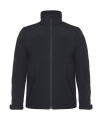 Softshelljacke mit Kapuze/Kinder, schwarz