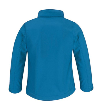 Softshelljacke mit Kapuze/Kinder, rot – B&C Outerwear (4)