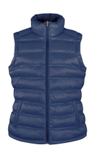 Damen-Wattierte Weste „Ice Bird“, marineblau