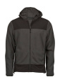 Mountain Kapuzenfleece, Asphalt/Schwarz