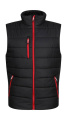 Navigate Thermo-Bodywarmer für Herren, Schwarz/Klassisches Rot