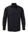 Oxford-Hemd LS, schwarz
