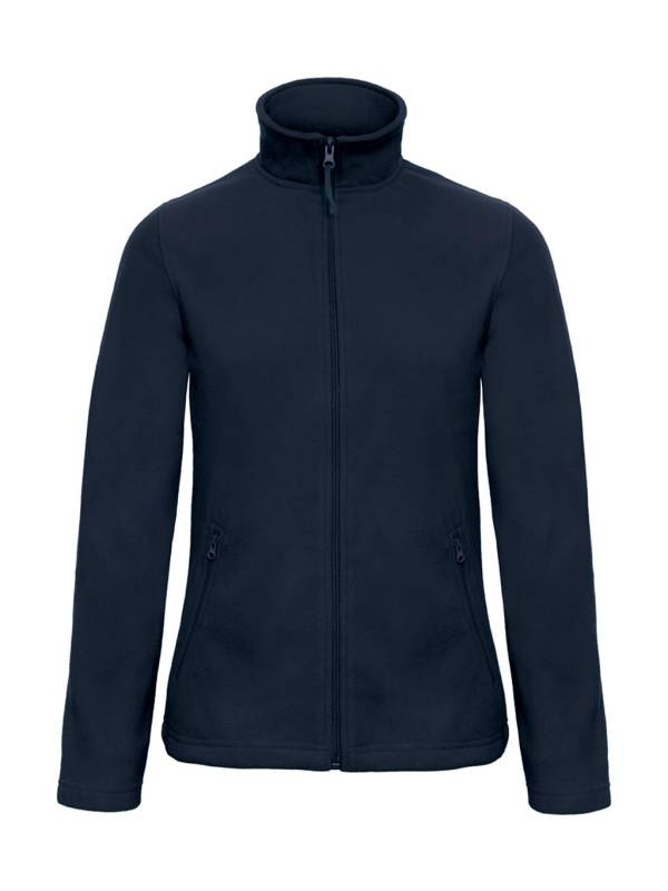 ID.501/Damen Microfleece-Pullover mit durchgehendem Reißverschluss, marineblau – B&C Outerwear (1)