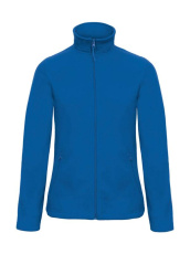 ID.501/Damen Microfleece-Pullover mit durchgehendem Reißverschluss, königsblau