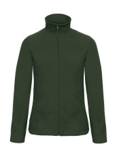 ID.501/Damen Microfleece-Pullover mit durchgehendem Reißverschluss, waldgrün