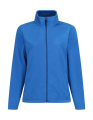 Damen-Fleecejacke mit durchgehendem Mikroreißverschluss, Oxfordblau