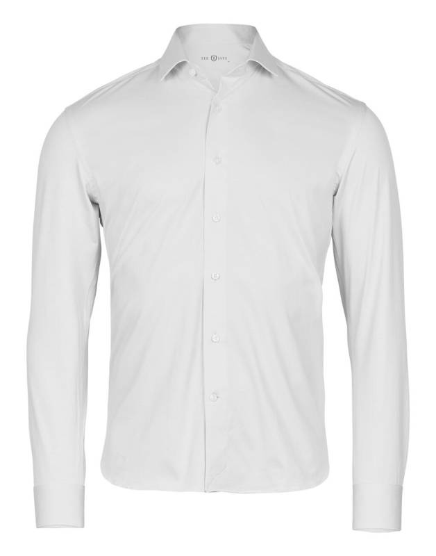 Active Stretch Shirt, weiß – Tee Jays (1)